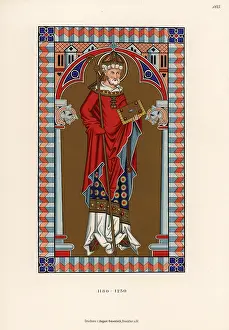 Gast: Costume of a German bishop, early 13th century