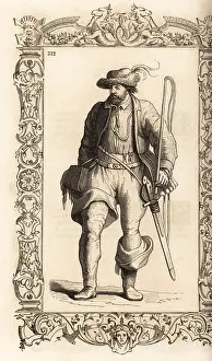Culottes: Costume of a German waggoner, 16th century
