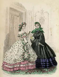 Flounces: COstume January 1862