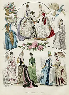 Bustle: Costume June 1886