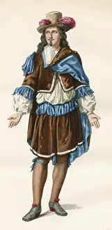 Corneilles: Costume - Man, 1634