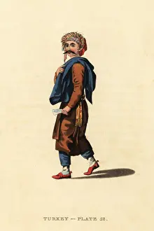 Regency Era: Costume of a man of the coast of Syria