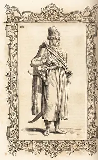 Scimitar: Costume of a man of the Kingdom of Tlemcen (Algeria)
