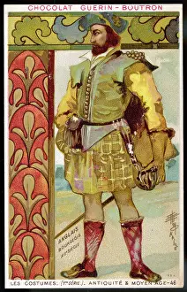 Moneybag: Costume - Men - Scottish 12th century