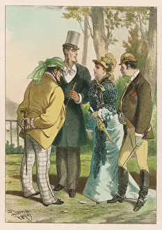 Admirers: Costume Men - Woman 1879