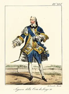 Costume of a nobleman at the court of King Louis