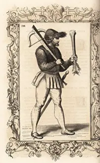 Chamois: Costume of a Norwegian man, 16th century