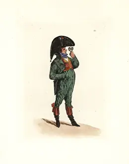 Redingote: Costume of Pouraille, master of Paris