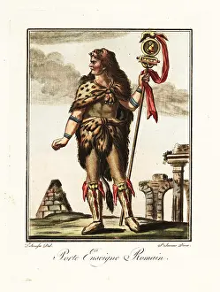 Spqr: Costume of a standard bearer, ancient Rome