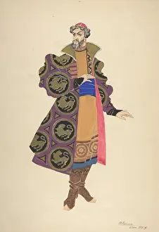 The Liszt Collection: Costume Study for a Boyar with High Boots and