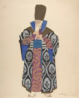 Robed: Costume Study for Robed Boyar with White Beard