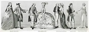 1780: Costume styles, 18th century