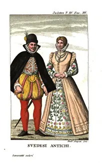 Swedes: Costume of the Swedes in the 16th century
