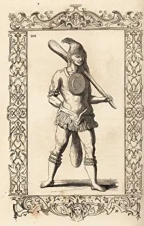 Loincloth: Costume of a Timucua chief, Florida