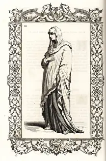 Priestess: Costume of a Vestal virgin