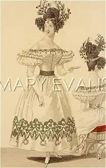 Ferronniere: COSTUME/WOMEN 1829