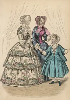 Flounces: Costume Women 1852