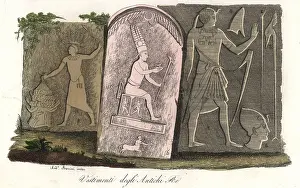 Pharaohs: Costumes of the ancient Egyptian pharaohs, from bas reliefs