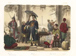 Pipa: Costumes of China, 1858