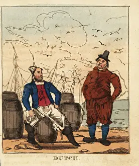 Pantaloons: Costumes of Dutch men, 19th century