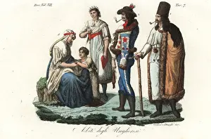 Szekesfehervar: Costumes of the Hungarians, 18th century