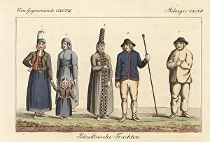 Engraved Plates: Costumes of Iceland, 1811