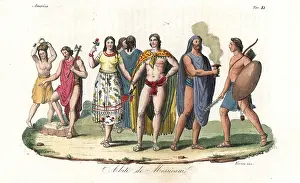 Camisole: Costumes of the native Mexicans and Aztecs