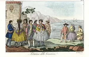 Perouse: Costumes of the people of Concepcion, Chile