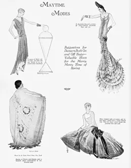 Topaz: Four costumes representing Maytime Modes. Suggestions