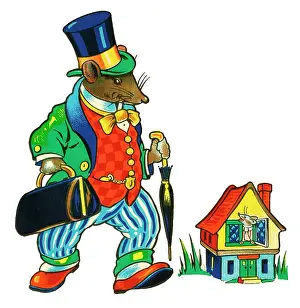 Rats: Cot header design, Rat Landlord and Mouse