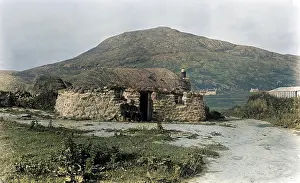 Thatch: Cottage at Barra, Outer Hebrides, Scotland