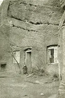 Cottage built out of hard stone, Kinver Edge, West Midlands