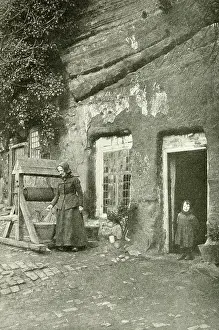 Cottage built out of hard stone, Kinver Edge, West Midlands