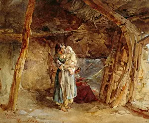 Galway: Cottage Interior, Claddagh, Galway