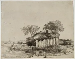 Plank: The cottage behind the plank fence