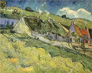 Sloping: Cottages, by Van Gogh
