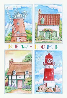Clapboard: Cottages, Windmill & Lighthouse - New Home