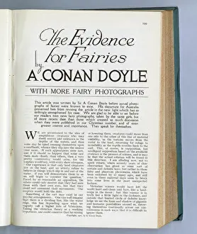 Doyles: Cottingley fairies article, Conan Doyle in The Strand