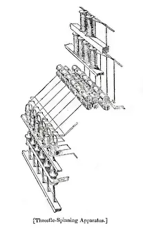 Fibre: Cotton industry -- throstle spinning apparatus