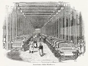 Looms: Cotton Mill Interior
