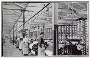 Beaming: Cotton Mill in Merseyside 1908
