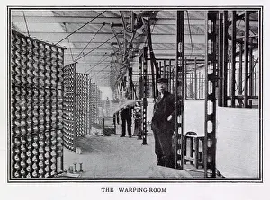 Warping: Cotton Mill in Merseyside 1908