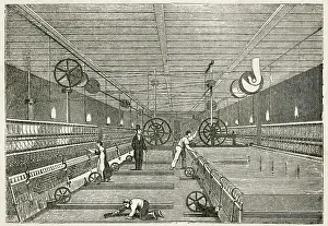 Continually: Cotton - Mule-Spinning 1844
