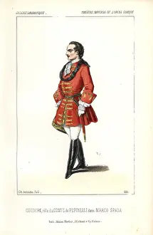 Spada: Couderc in uniform as the Comte de Pepinelli