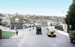 Coulsdon: Coulsdon, Brighton Road c1955