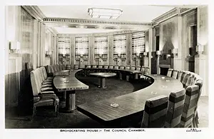 Tasmanian: Council Chamber at BBC Broadcasting House, Portland Place