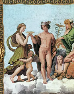 Immortality: The Council of the Gods (detail), by Raphael