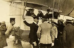 Aerostats: Count Ferdinand Zeppelin with his airship