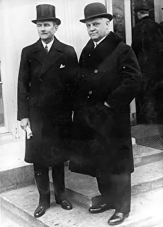 Schmitz: Count Freiherr von Prittwitz und Gaffron (left) together wit