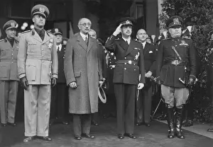 Csaky: Count Galeazzo Ciano and Benito Mussolini, 1939
